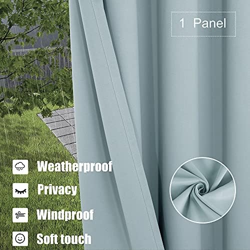 BONZER Waterproof Outdoor Patio Curtains Thermal Insulated Weatherproof - Image 3
