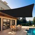 Shade&Beyond 13'X20' Sun Shade Sail Black Rectangle by ShadeBeyond