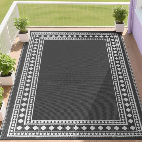RURALITY Outdoor Rugs 5x8 Waterproof by RURALITY