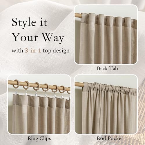 MYSKY HOME French Door Curtains - Image 4