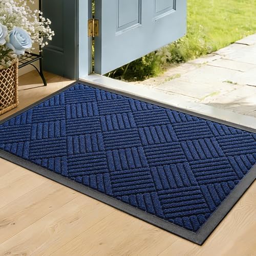 Front Door Mat, Heavy Duty Non-Slip Doormat 35.5"x24" by WELDUN%E2%80%94IdealChoiceforHome