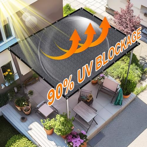 Artpuch 90% Sun Shade Cloth, 12 x 16 FT Pergola Shade Cover Canopy - Image 3