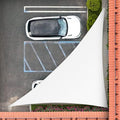 Royal Shade 14' x 21' x 25.2' White Triangle Sun Shade Sail by RoyalShade
