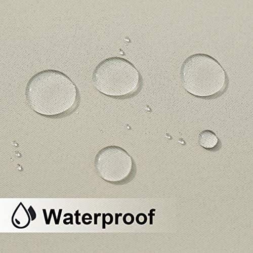 NICETOWN Outdoor Curtainch for Patio Waterproof 140 inch Wide, Rustproof - Image 5