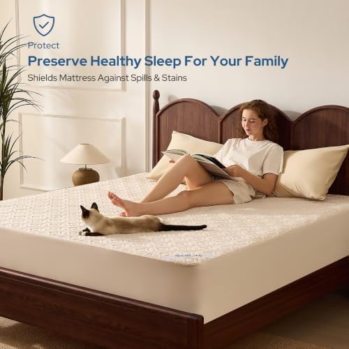 BEDLORE Waterproof Mattress Protector, California King Size Mattress Pad - Image 2