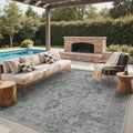GENIMO 8x10 Outdoor Rug, Washable Quick Dry by GENIMO