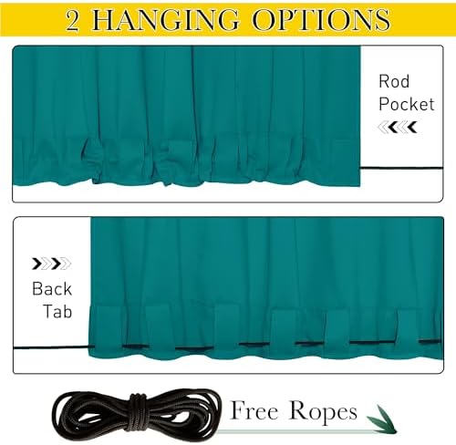 NICETOWN 2 PCs Waterproof Outdoor Curtains - Image 2