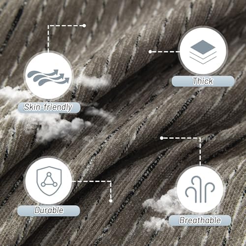 MYSKY HOME Couch Covers for 2 Cushion Couch Sofa, Chenille L Shape Sectional - Image 4