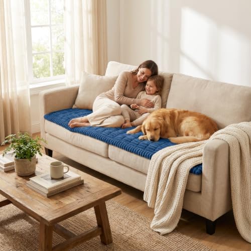 Smiry Couch Cover for Dogs, Non Slip Washable Sofa Protector for Pets - Image 6