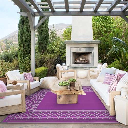 GENIMO Outdoor Rug, Waterproof Plastic Rugs - Image 2