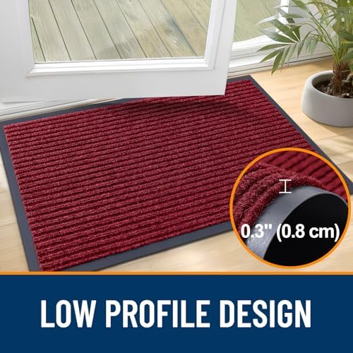 OLANLY Front Door Mat 35x23, Waterproof Heavy-Duty Indoor Outdoor Doormat - Image 4