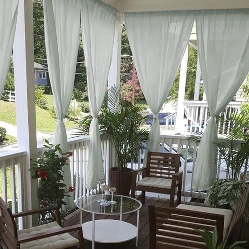 youleyar Sheer Outdoor Curtains - Image 4