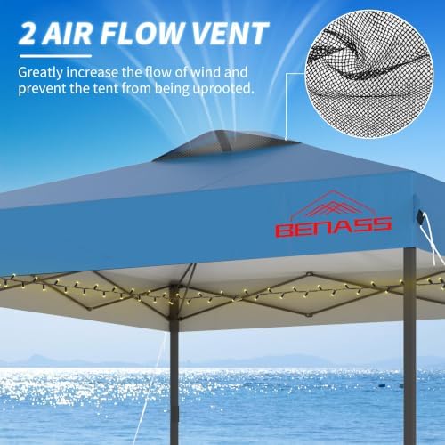 10x10 Pop Up Canopy Tent with 3 Sidewalls - Image 3