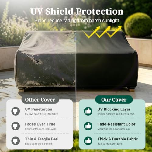 MR.COVER 3-Seater Outdoor Couch Cover Waterproof, Patio Furniture Cover - Image 7