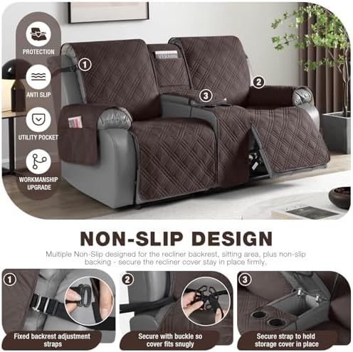 TAOCOCO Loveseat Recliner Cover - Image 4