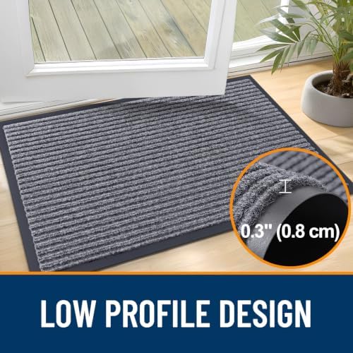 OLANLY Front Door Mat 47x17, Waterproof Heavy-Duty Indoor Outdoor Doormat - Image 4