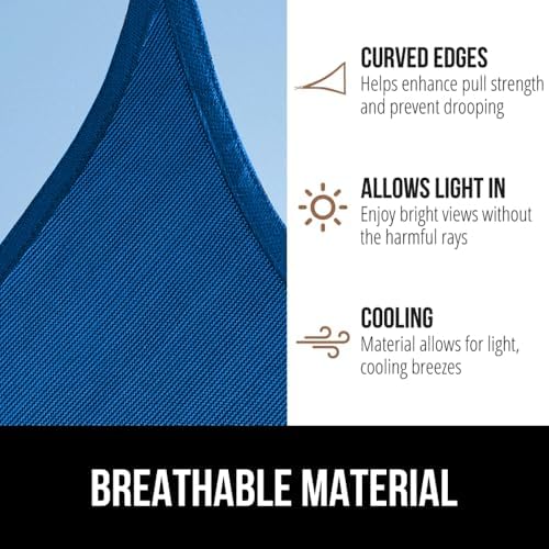 GORILLA GRIP Heavy Duty Sun Shade Sail - Image 5
