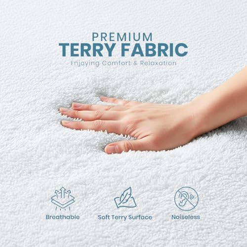 Waterproof Twin XL Size Mattress Protector fits Upto 15" Deep Pocket - Image 2