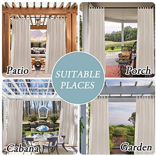 H.VERSAILTEX Outdoor Linen Sheer Curtains - Image 7