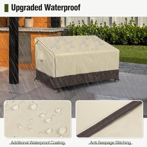 MR.COVER Outdoor Couch Cover Waterproof, Patio Furniture Covers - Image 3