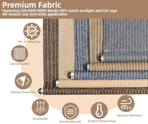 Outdoor Roller Shades, Exterior Cordless Patio Shade Roll Up Blind - Image 2