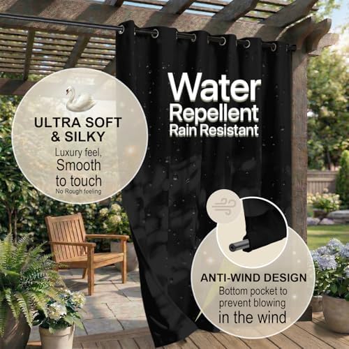 DIVA EN CAMINO DEC Outdoor Patio Curtain Waterproof Darkening Thermal Insulated - Image 4