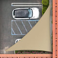 Royal Shade 16' x 17' x 23.3' Sand Triangle Sun Shade Sail by RoyalShade