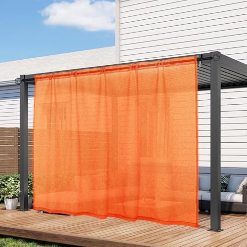 youleyar Sheer Outdoor Curtains - Image 2