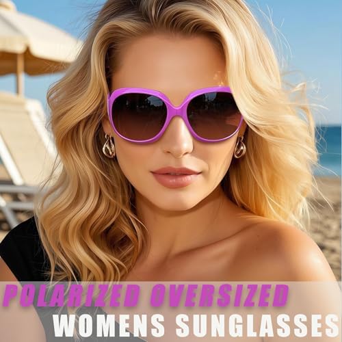 Joopin Oversized Sunglasses Womens Trendy Polarized Large Driving Sun Glasses - Image 3