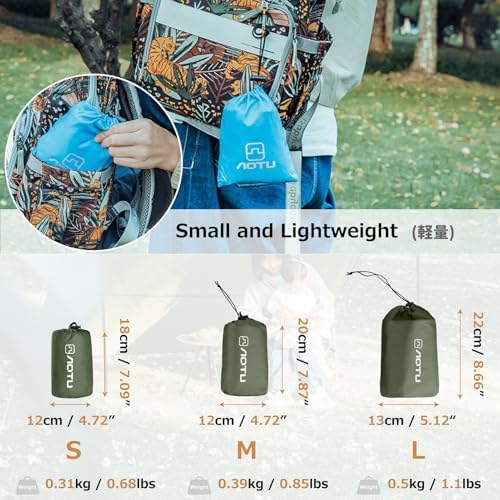 Azarxis Waterproof Camping Tent Tarp Hammock Rain Fly Footprint Ground Cloth - Image 5