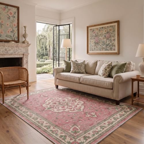 GENIMO 9x12 Outdoor Rug, Washable Quick Dry - Image 6