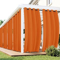 Outdoor Curtains for Patio Waterproof 6 Panels, Porch Sun Shade by RichSets