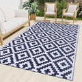 Smiry Outdoor Rug 9x18 ft Waterproof Reversible Boho Mat by Smiry