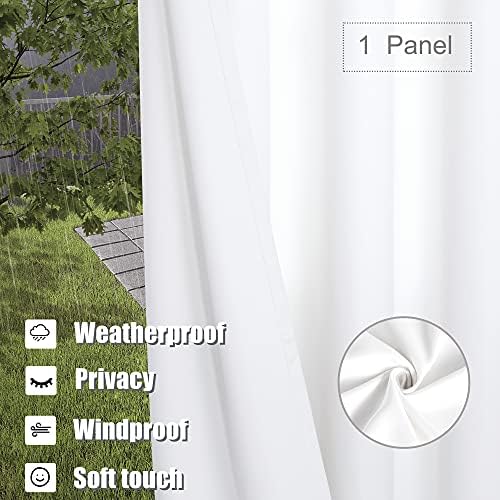 BONZER Outdoor Curtains for Patio Waterproof Thermal Insulated Privacy - Image 3