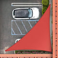Royal Shade 13' x 24' x 27.3' Red Triangle Sun Shade Sail by RoyalShade