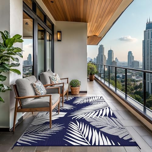 GENIMO Outdoor Rug, Waterproof Plastic Rugs - Image 4