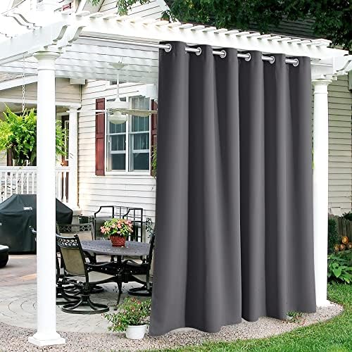 RYB HOME Outdoor Curtains for Patio Waterproof Privacy Thermal Insulated by RYBHOME