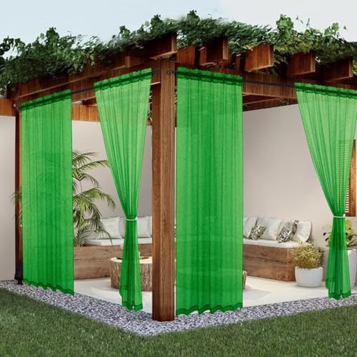youleyar Sheer Outdoor Curtains by Youleyar