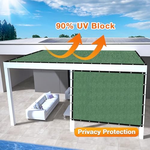 Artpuch Outdoor Pergola Shade Cover 9' X 9' Sun Shade Cloth - Image 3