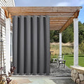 NICETOWN Blackout Outdoor Patio Curtain & Drape Waterproof, Top and Bottom by NICETOWN