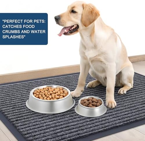 OLANLY 2-Pack Front Door Mats 47x32, Waterproof Heavy-Duty Doormats - Image 6