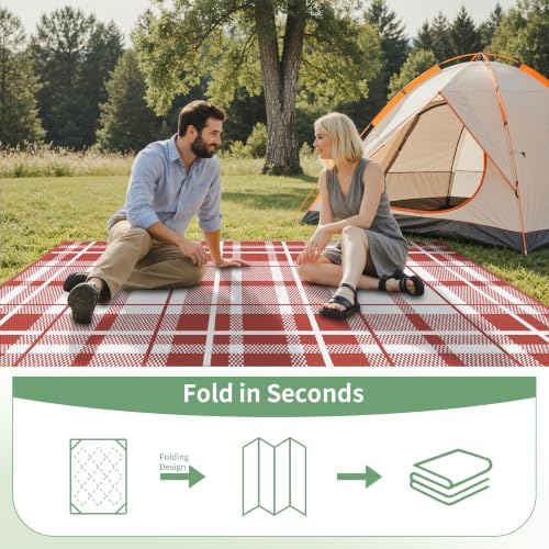 GENIMO Outdoor Rug, Waterproof Plastic Rugs - Image 6