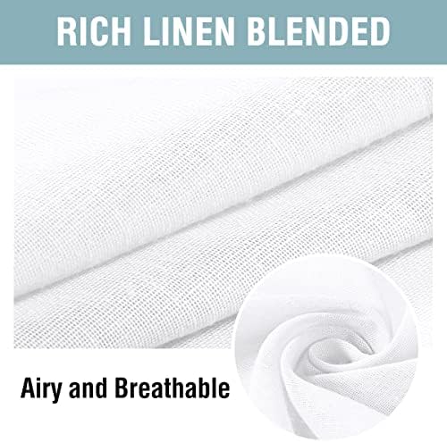 H.VERSAILTEX Outdoor Linen Sheer Curtains - Image 4