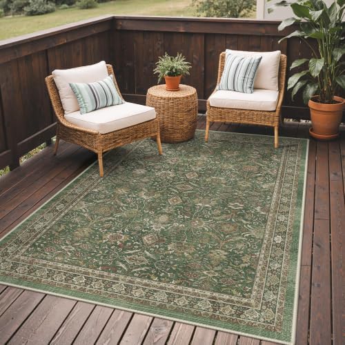 GENIMO Indoor & Outdoor Area Rug 4'x6', Waterproof, Non-Shedding, Easy Cleaning - Image 4