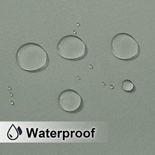 NICETOWN Outdoor Curtainch for Patio Waterproof 120 inch Wide, Thermal - Image 3