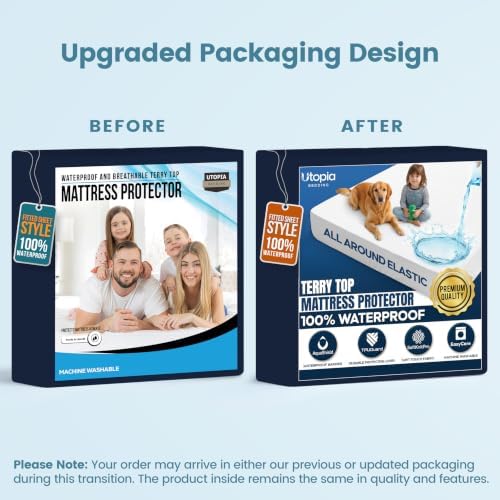 Waterproof Full Size Mattress Protector fits Upto 15" Deep Pocket - Image 5