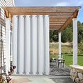 NICETOWN Outdoor Curtain for Patio Waterproof, Energy Smart Thermal Insulated by NICETOWN