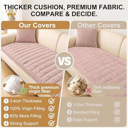 Smiry Couch Cover for Dogs, Non Slip Washable Sofa Protector for Pets - Image 5