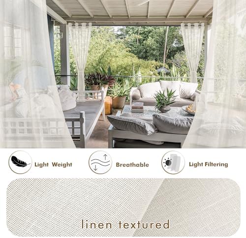 Semi Voile Sheer Outdoor Curtains - Image 3