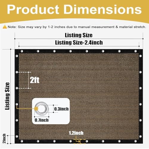 Shade&Beyond 90% Sun Shade Cloth - Image 3